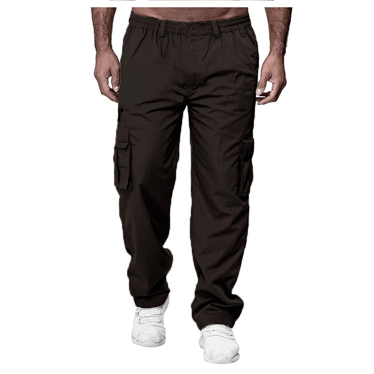 Men's Cargo Pants Casual Multi-pocket work Straight