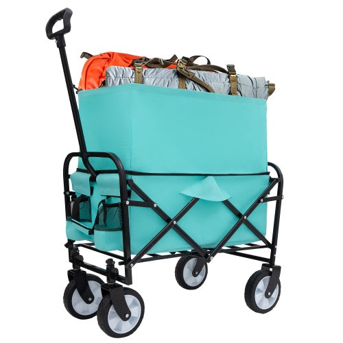 Minimeetall Extention ExCollapsible Foldable Wagon Cart Beach Wagon Heavy Duty Utility Cart Utility Wagon Grocery Cart For For Camping Shopping Sports Gardeing Fishing Supports 225lbs