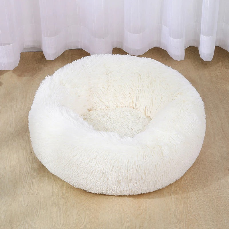 Dog Bed Super Soft Washable Long Plush Pet Kennel Deep Sleep Dog House Velvet Mats Sofa