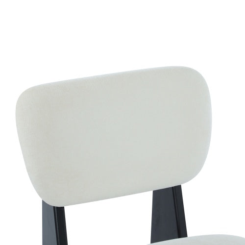 2 Accent Chair Mid-Century Modern Chair with Pillow Upholstered Lounge Arm Chair with Solid Wood Frame & Soft Cushion for Living Room, Bedroom, Balcony,